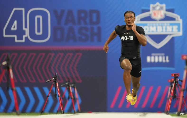 Fastest players at NFL Combine 2024, Adonai Mitchell