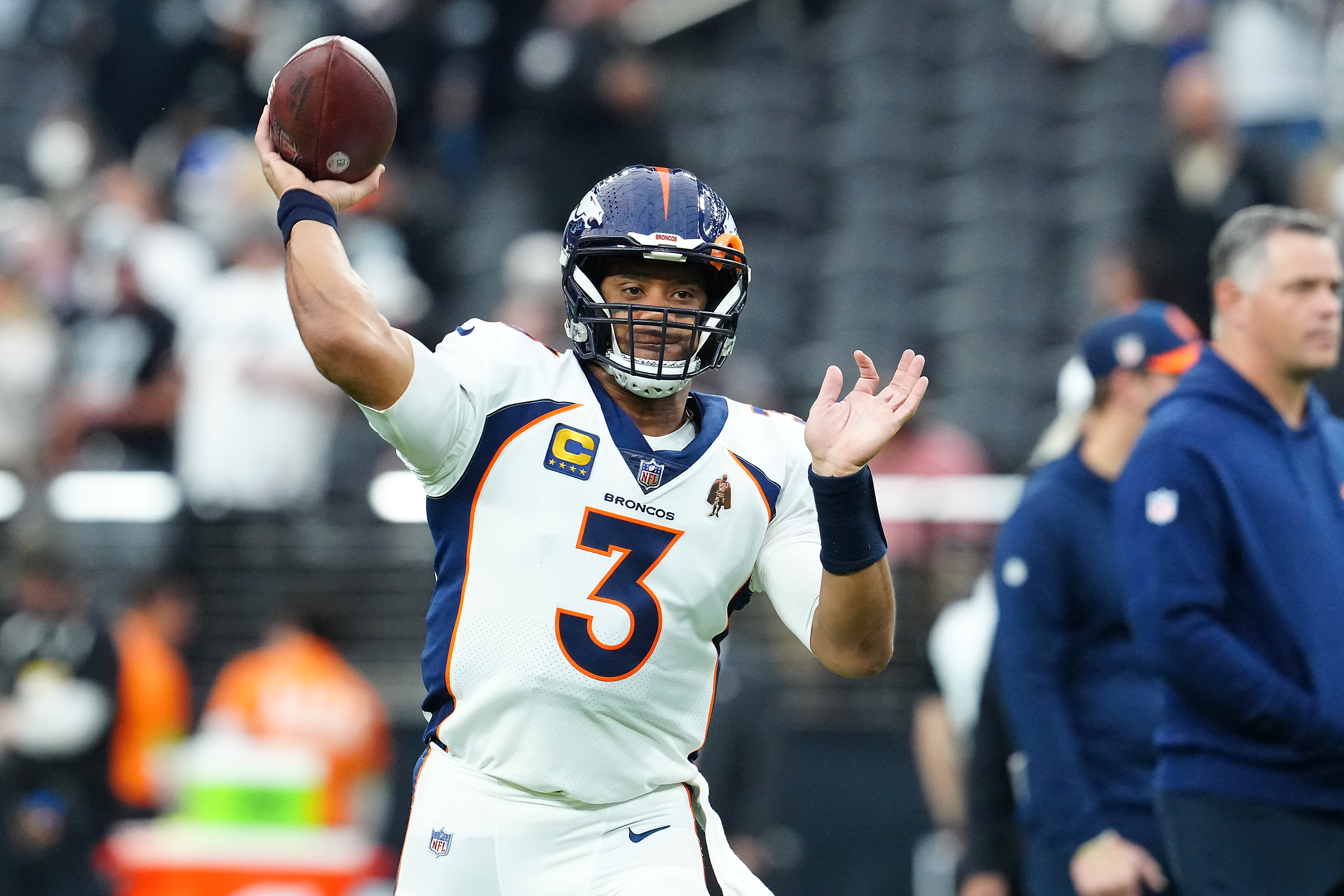 Denver Broncos quarterback Russell Wilson