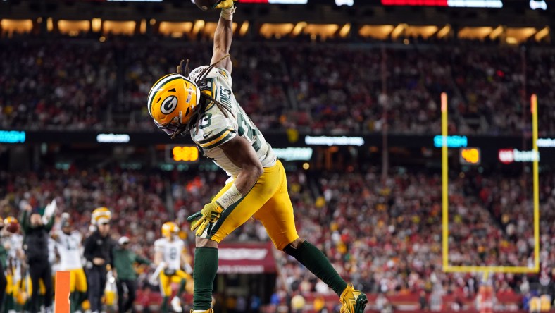 Green Bay Packers running back Aaron Jones