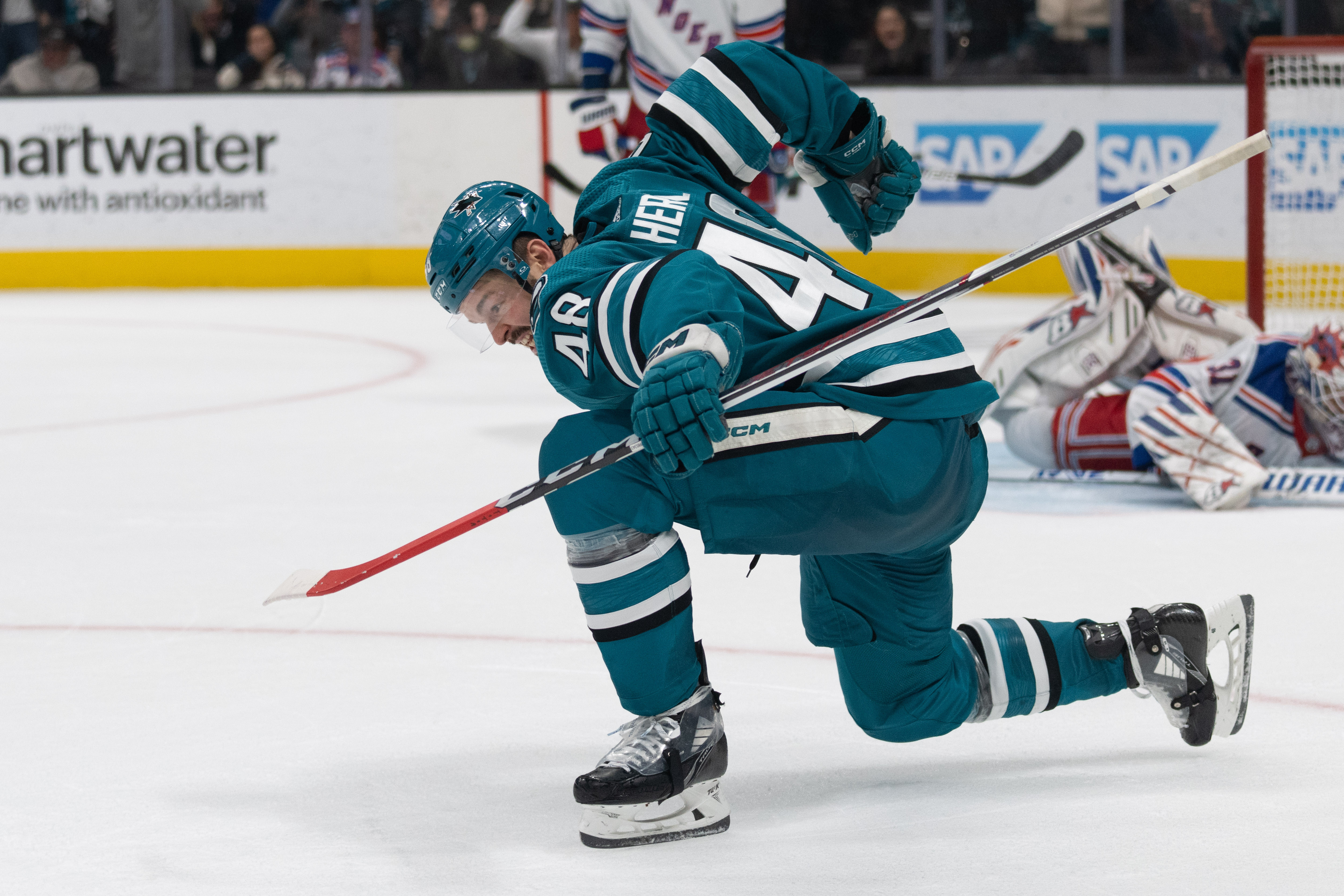 NHL: New York Rangers at San Jose Sharks