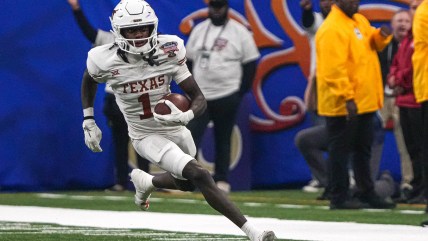 Social media reacts to Texas star Xavier Worthy setting NFL record for fastest 40 time ever
