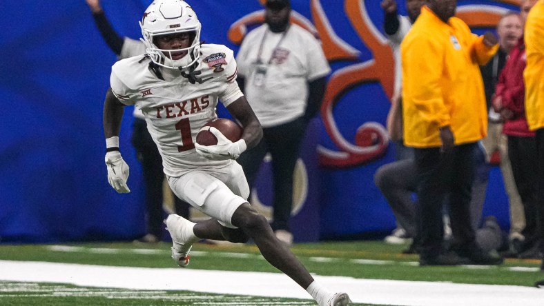 Texas Longhorns wide receiver Xavier Worthy