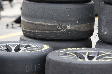 Denny Hamlin wonders if someone ‘pee-peed’ in Goodyear’s formula before Bristol NASCAR race