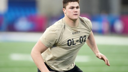 2024 NFL Combine Day 4 winners and losers from offensive linemen drills, including Joe Alt and Amarius Mims