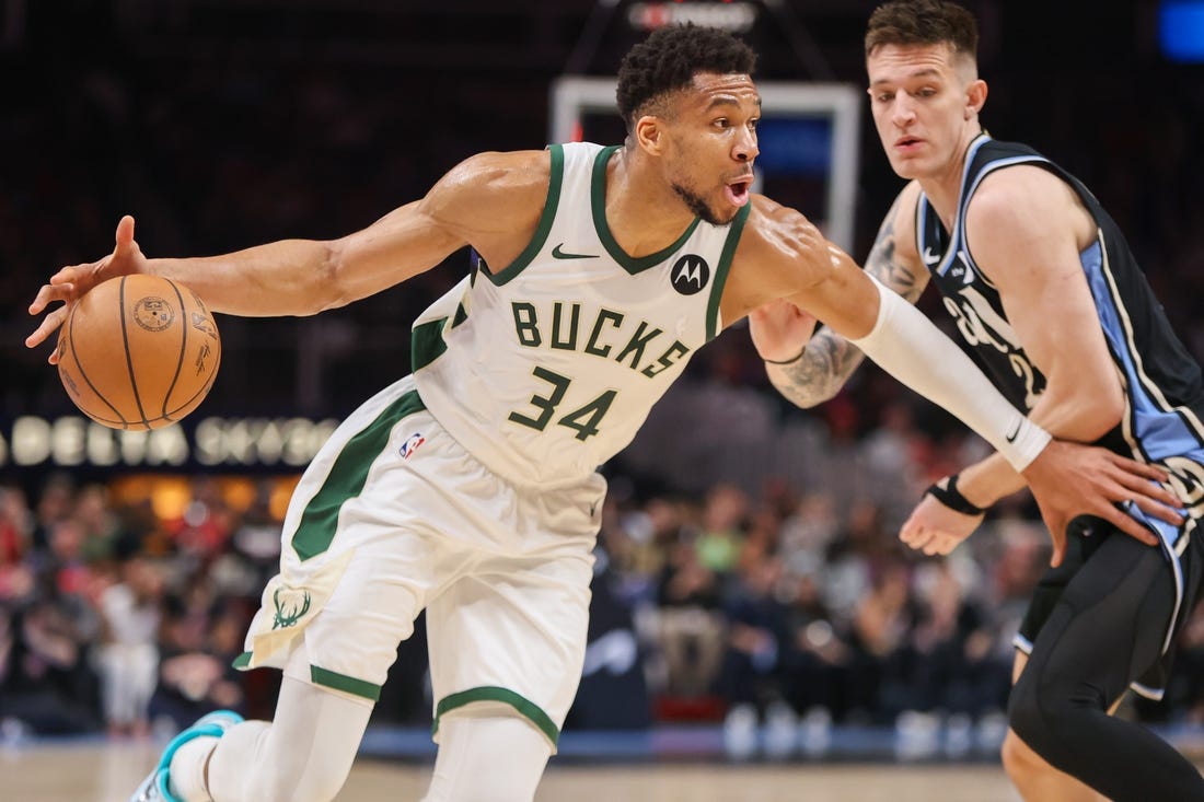 Milwaukee Bucks' Giannis Antetokounmpo