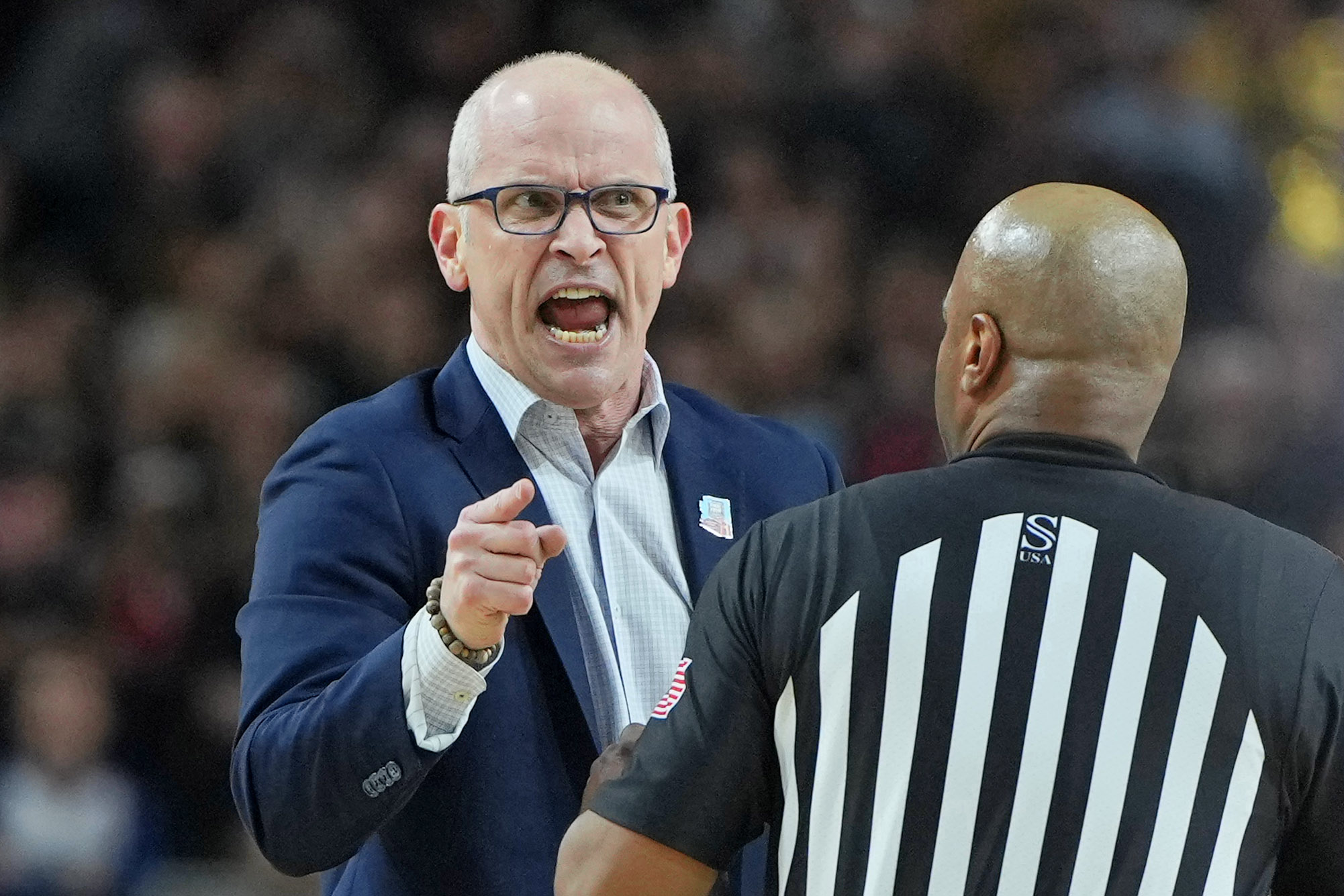 UConn head coach Dan Hurley