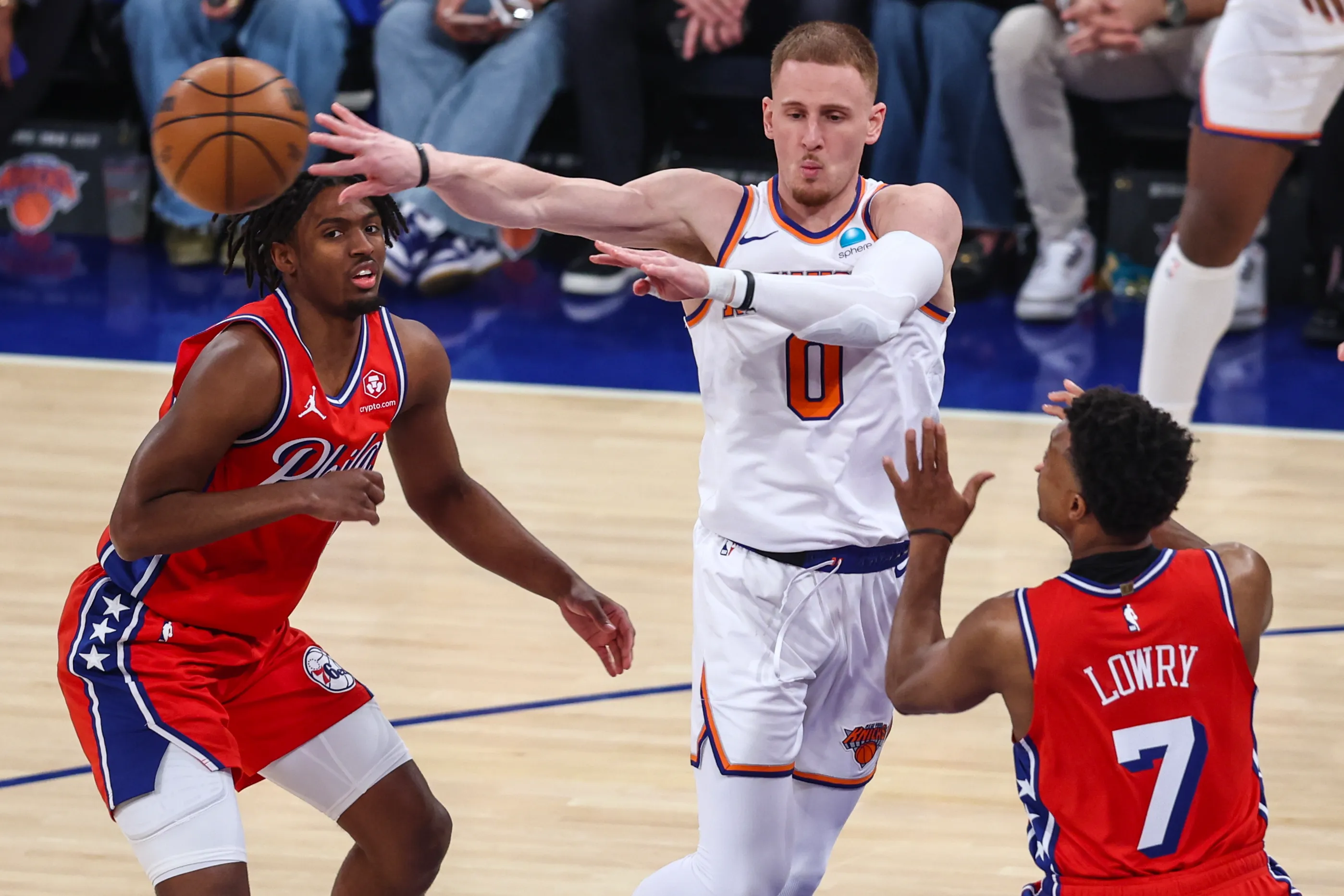 NBA world reacts as Donte DiVincenzo sends New York Knicks to 2-0 ...