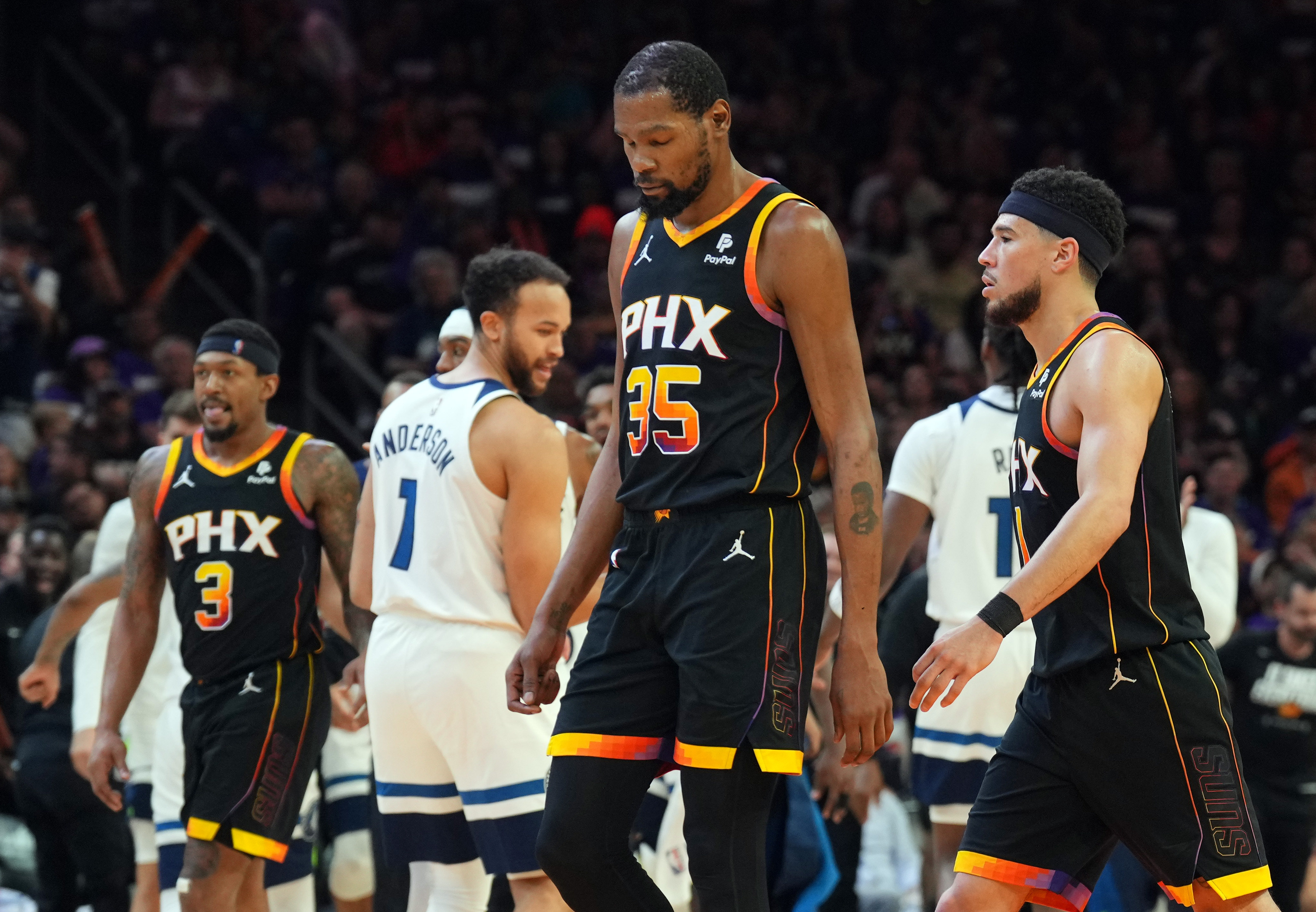 Kevin Durant responds to boos from Phoenix Suns fans as team faces ...