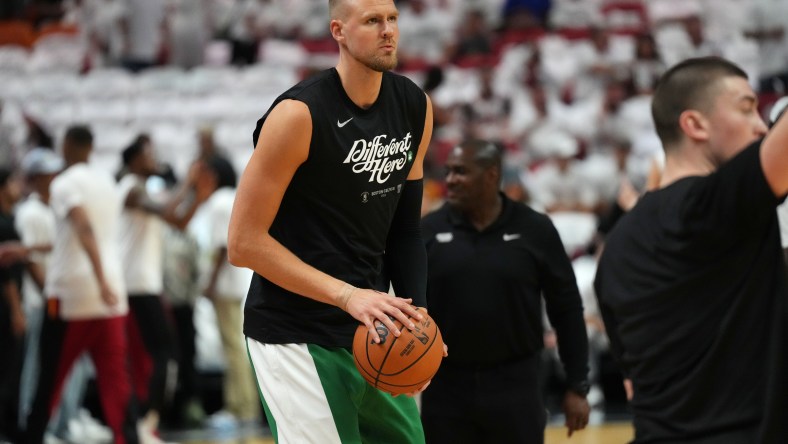 Boston Celtics' Kristaps Porzingis