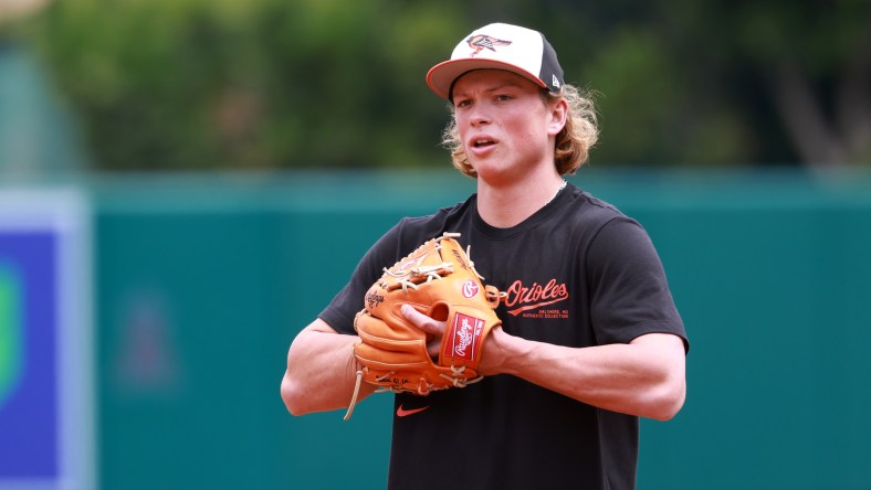 Baltimore Orioles infielder Jackson Holliday