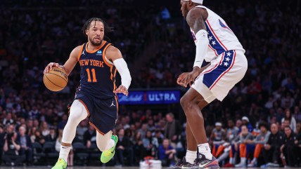 New York Knicks players and fans got serious bulletin board material from a cocky Philadelphia 76ers veteran ahead of NBA Playoffs series