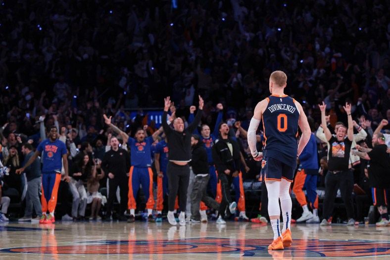 New York Knicks' Donte DiVincenzo