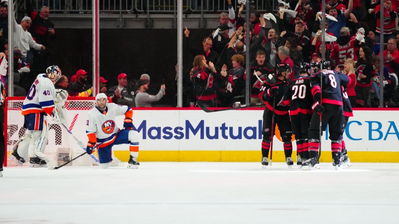 NHL: Stanley Cup Playoffs-New York Islanders at Carolina Hurricanes