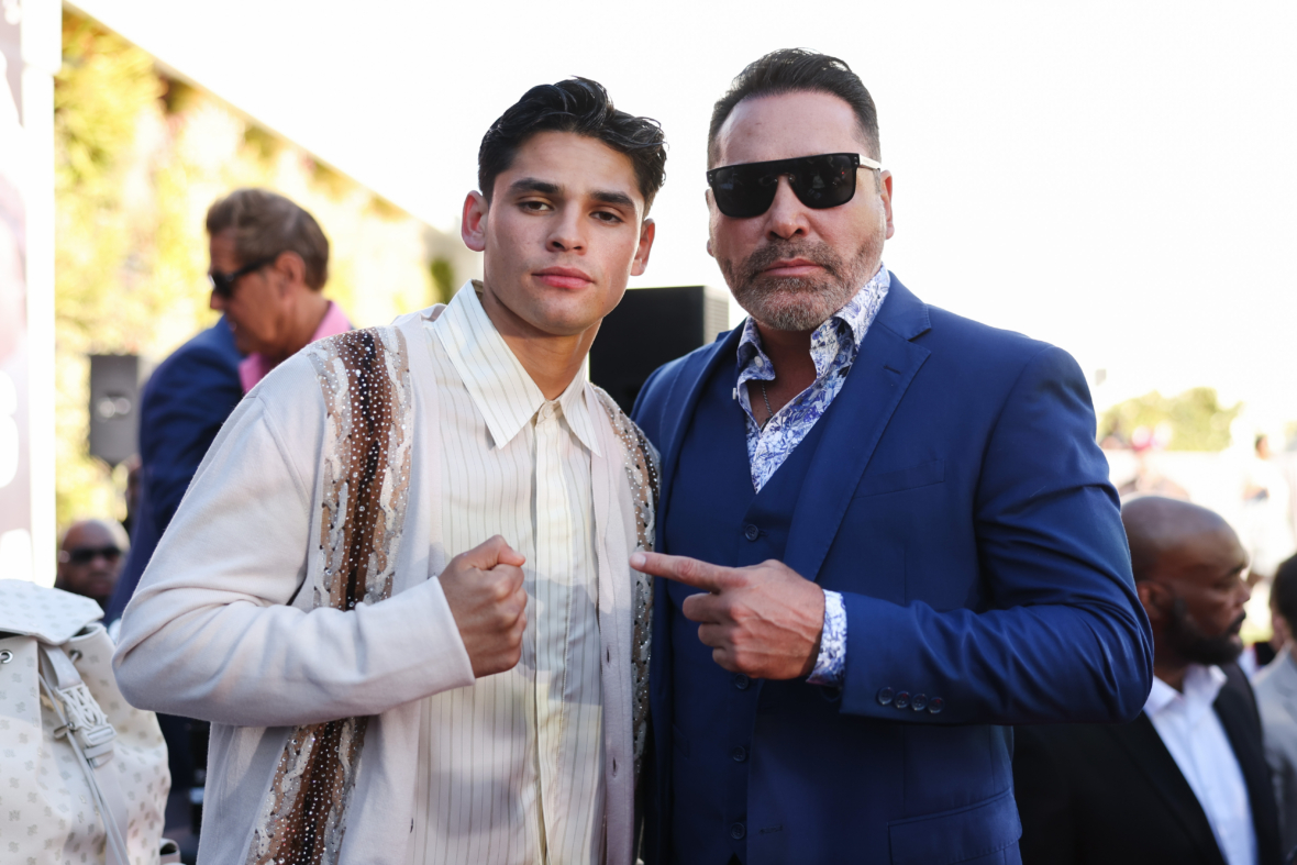 ryan garcia, oscar de la hoya