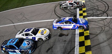 How NASCAR determined Kyle Larson’s photo finish win at Kansas