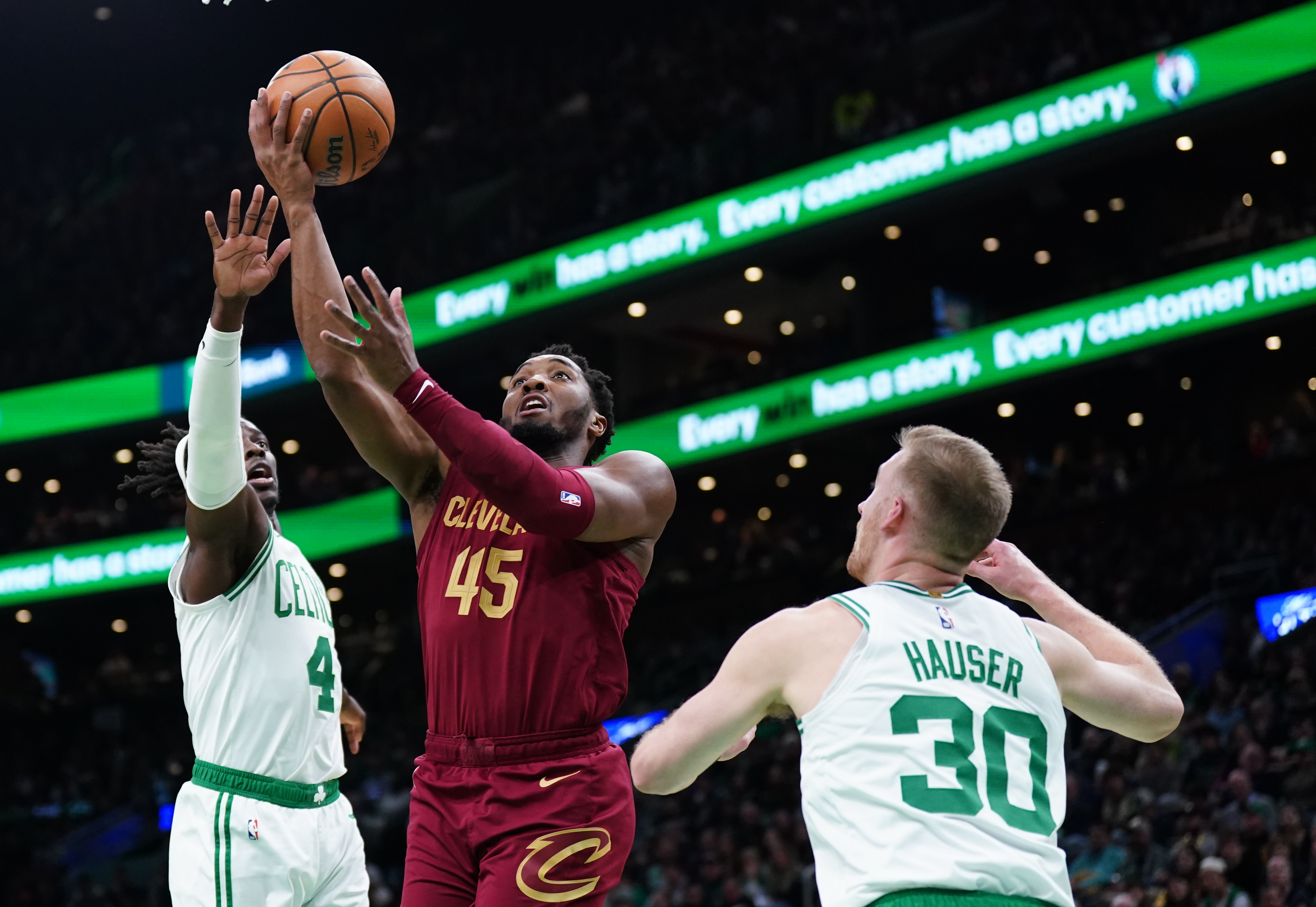 Donovan Mitchell against Boston Celtics