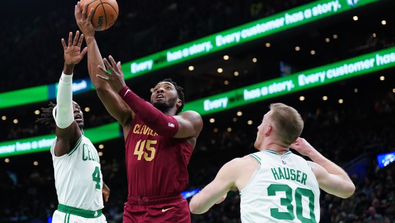 Donovan Mitchell against Boston Celtics