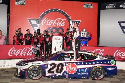 Christopher Bell wins Coke 600 after NASCAR’s puzzling decision to suspend track drying