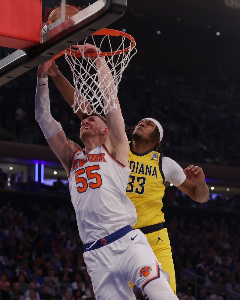 NBA: Playoffs-Indiana Pacers at New York Knicks