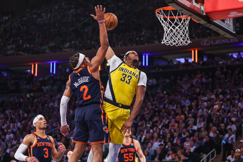 NBA: Playoffs-Indiana Pacers at New York Knicks