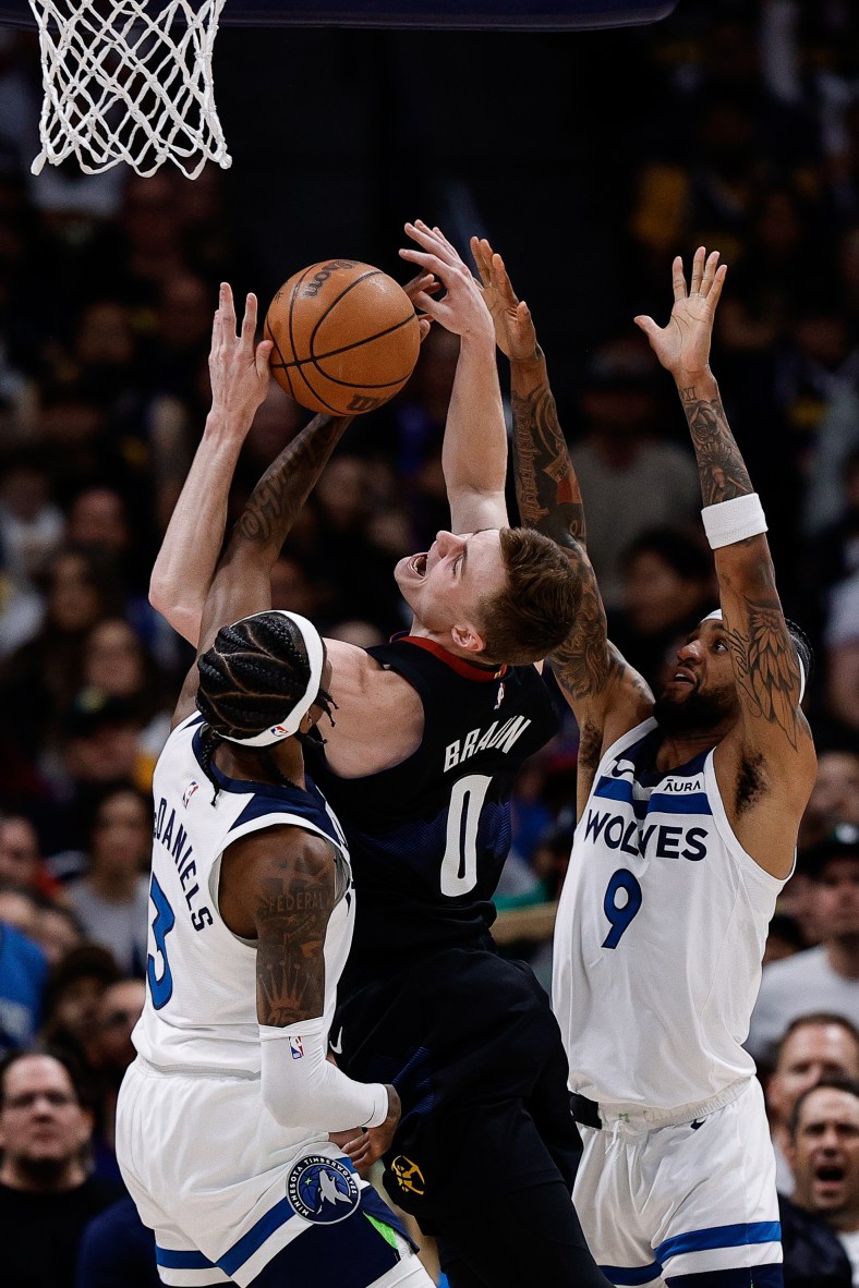 NBA: Playoffs-Minnesota Timberwolves at Denver Nuggets