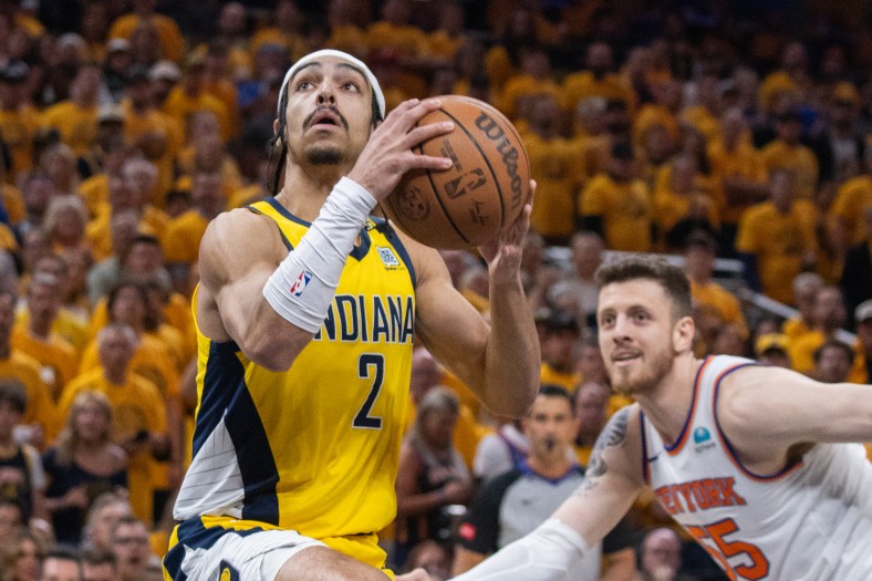 NBA: Playoffs-New York Knicks at Indiana Pacers