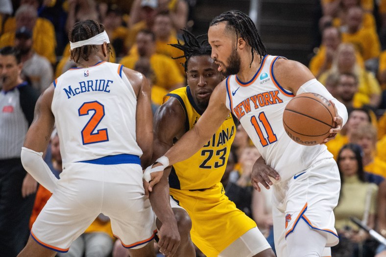 NBA: Playoffs-New York Knicks at Indiana Pacers