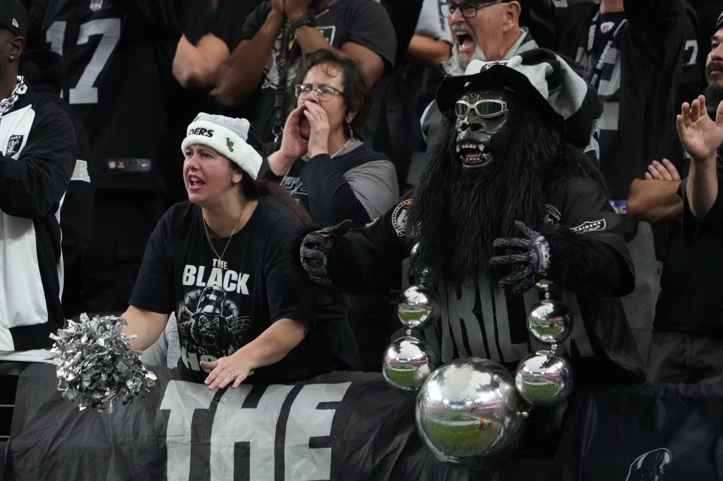 Las Vegas Raiders allegiant stadium fans