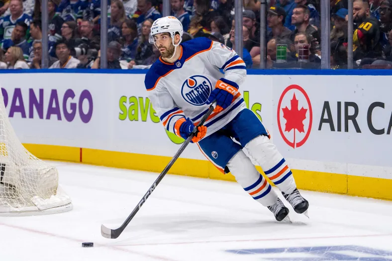 NHL: Stanley Cup Playoffs-Edmonton Oilers at Vancouver Canucks