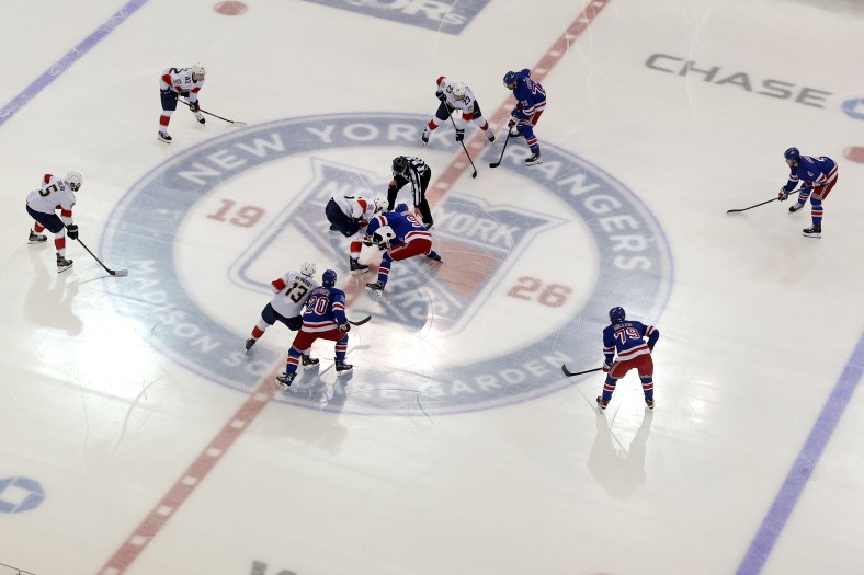 NHL: Stanley Cup Playoffs-Florida Panthers at New York Rangers