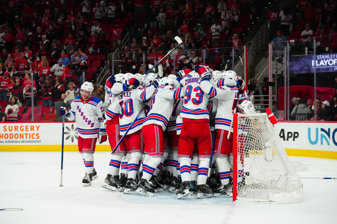 NHL: Stanley Cup Playoffs-New York Rangers at Carolina Hurricanes