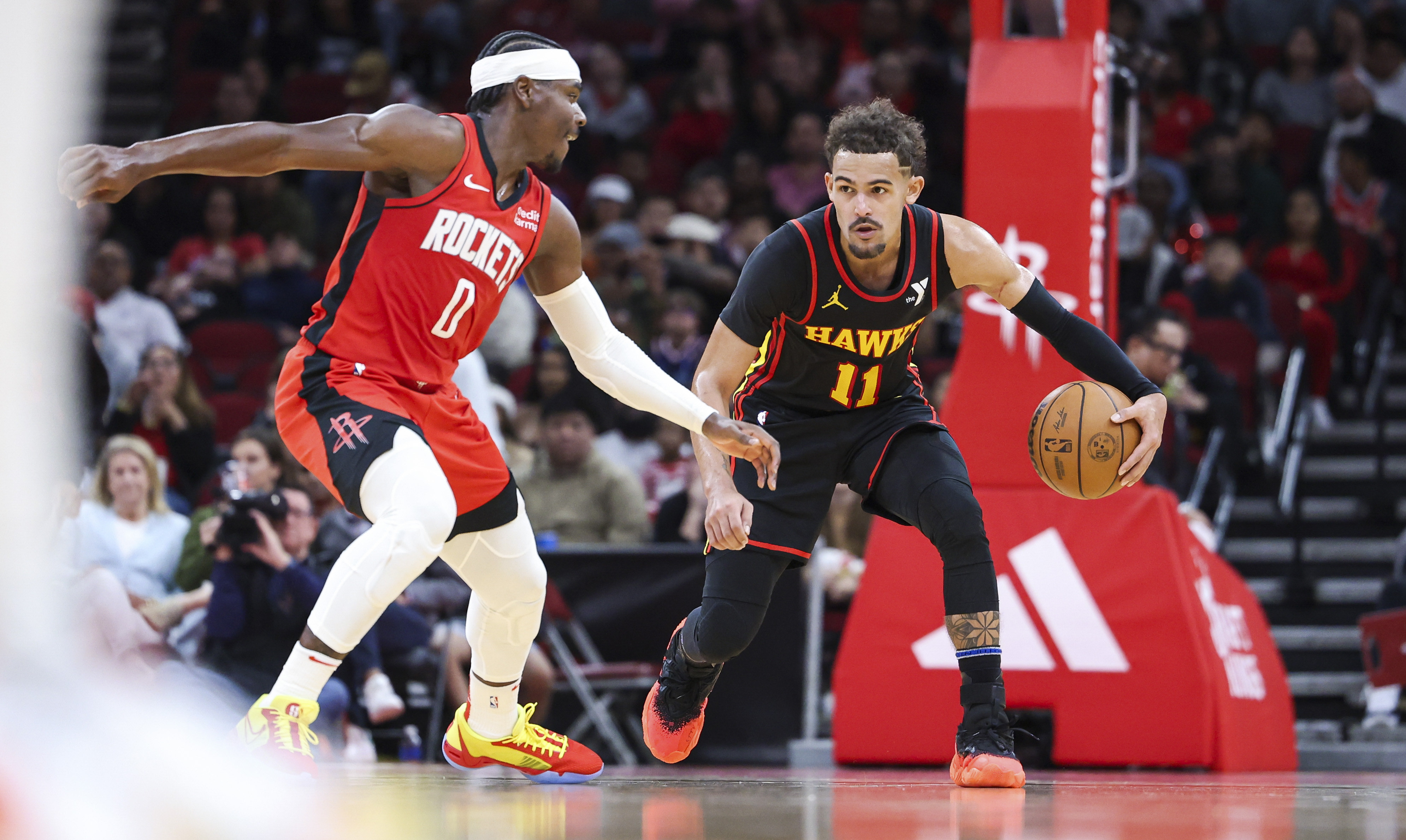 Trae Young against the Houston Rockets