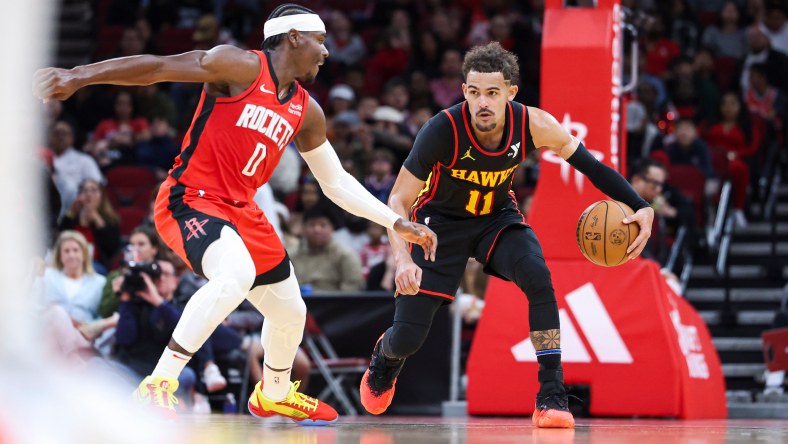 Trae Young against the Houston Rockets