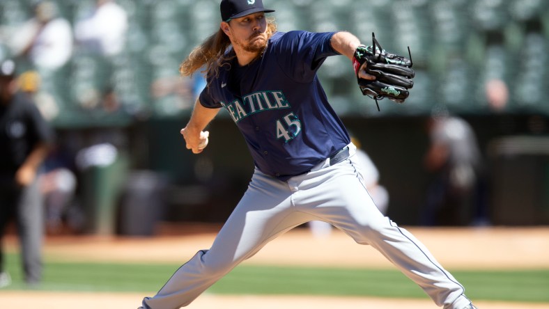 MLB: Seattle Mariners at Oakland Athletics