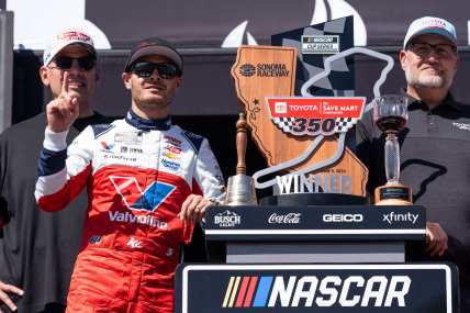 Kyle Larson claims second career NASCAR Cup win at Sonoma