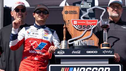 Kyle Larson claims second career NASCAR Cup at Sonoma