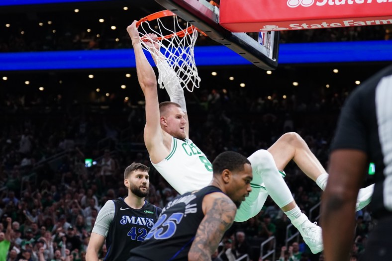 NBA Finals, Boston Celtics, Kristaps Porzingis 