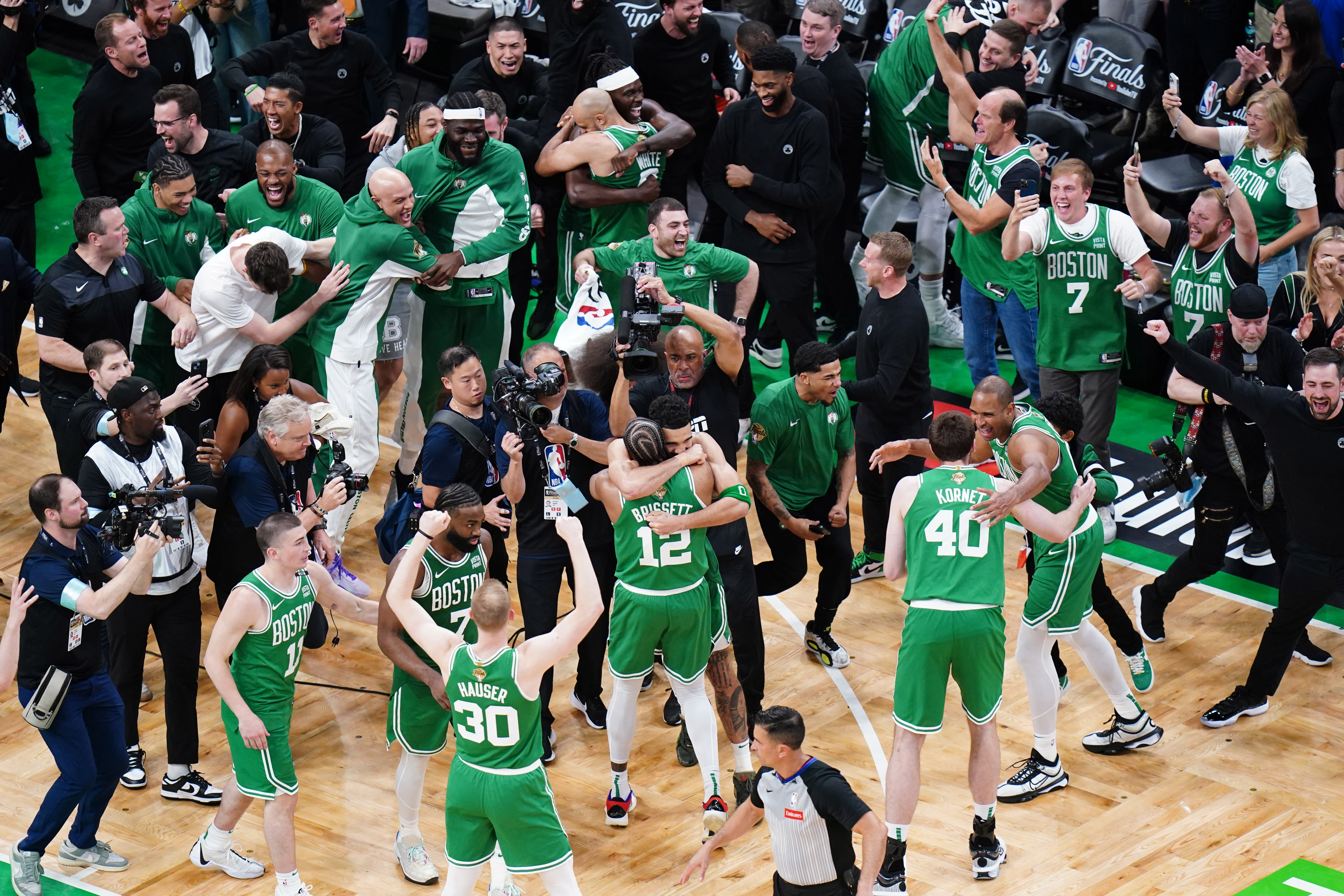 NBA world reacts to Boston Celtics winning record 18th title in blowout