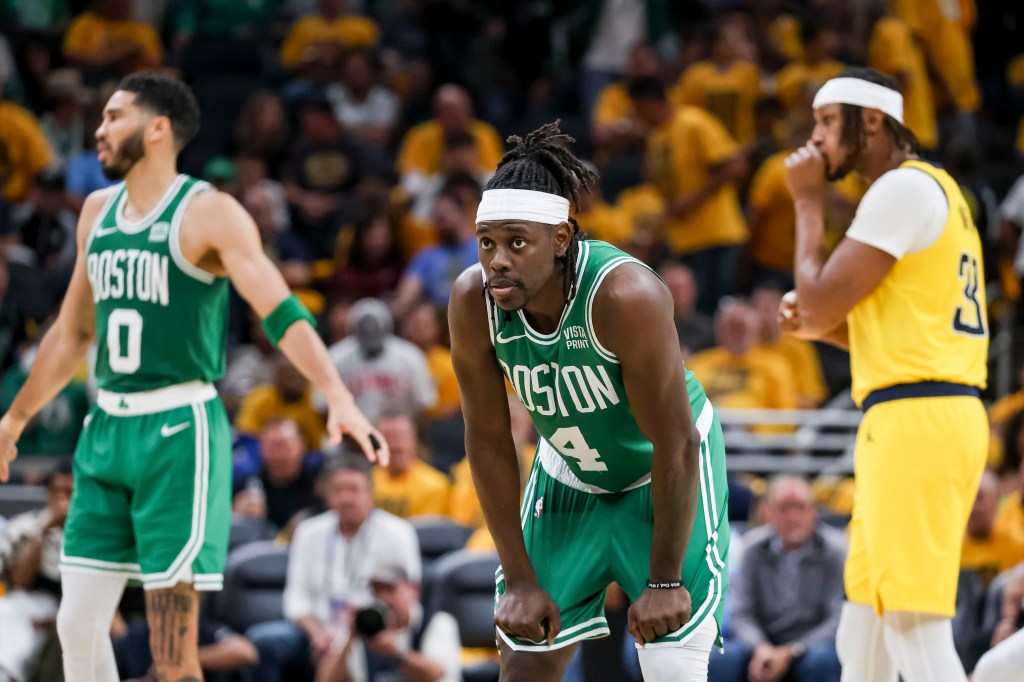 Boston Celtics' Jrue Holiday, NBA Finals