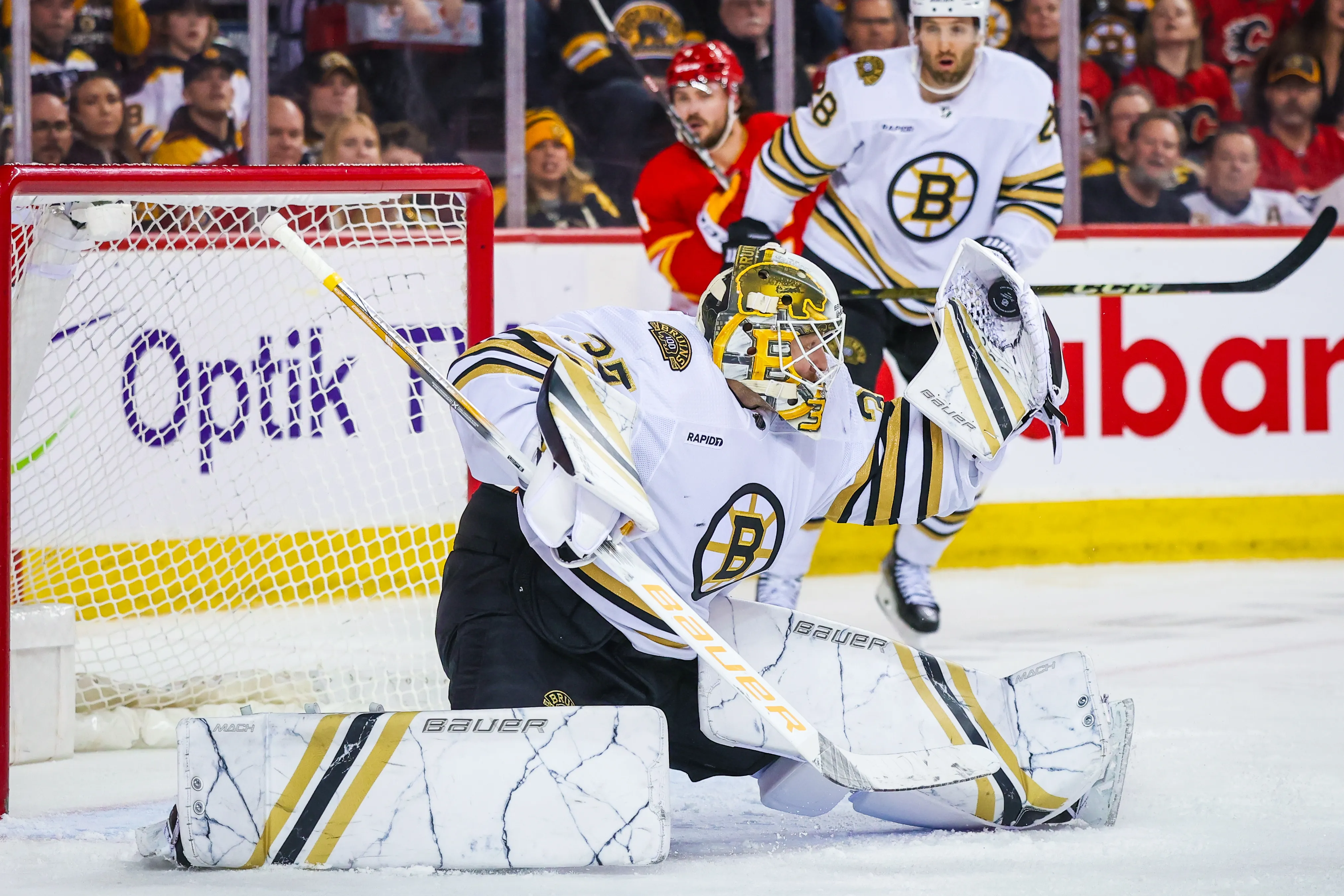 NHL: Boston Bruins at Calgary Flames