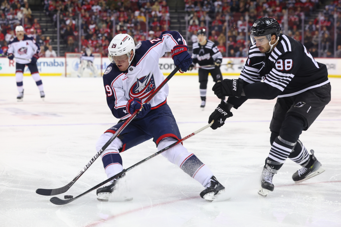 NHL: Columbus Blue Jackets at New Jersey Devils