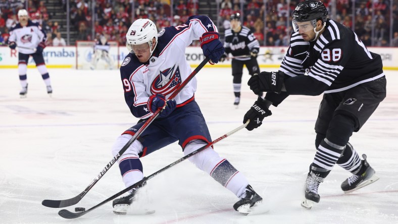 NHL: Columbus Blue Jackets at New Jersey Devils