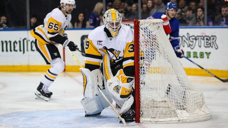 NHL: Pittsburgh Penguins at New York Rangers