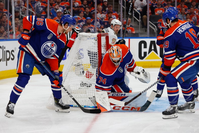 NHL: Stanley Cup Final-Florida Panthers at Edmonton Oilers