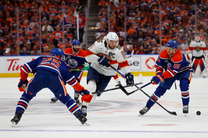 NHL: Stanley Cup Final-Florida Panthers at Edmonton Oilers