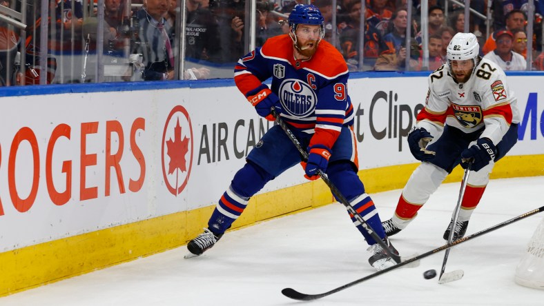 NHL: Stanley Cup Final-Florida Panthers at Edmonton Oilers