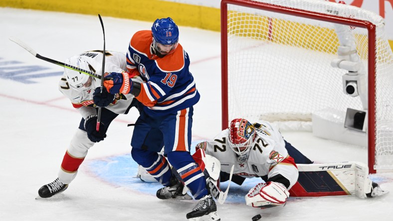 NHL: Stanley Cup Final-Florida Panthers at Edmonton Oilers