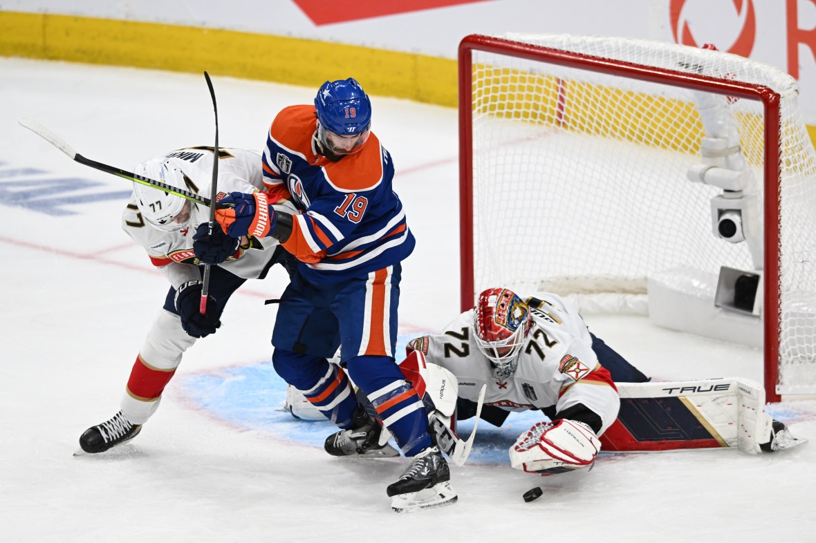 NHL: Stanley Cup Final-Florida Panthers at Edmonton Oilers