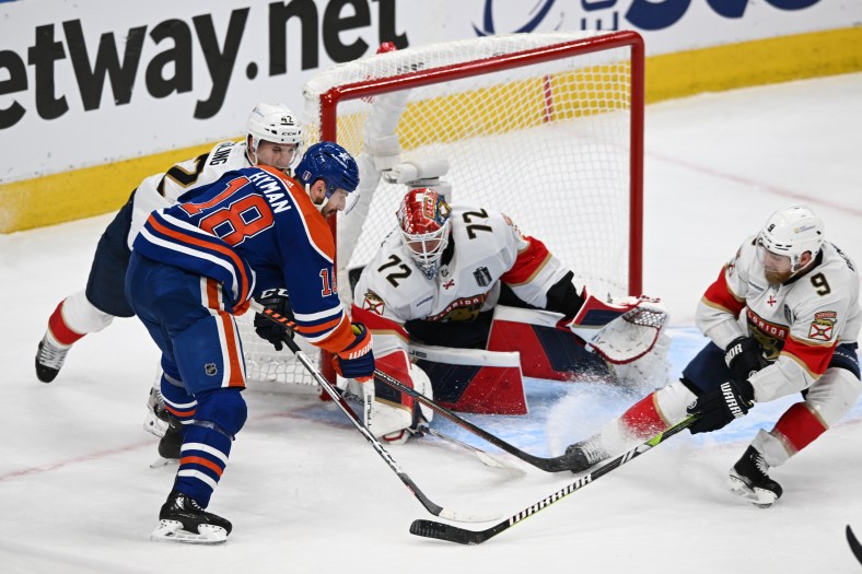 NHL: Stanley Cup Final-Florida Panthers at Edmonton Oilers