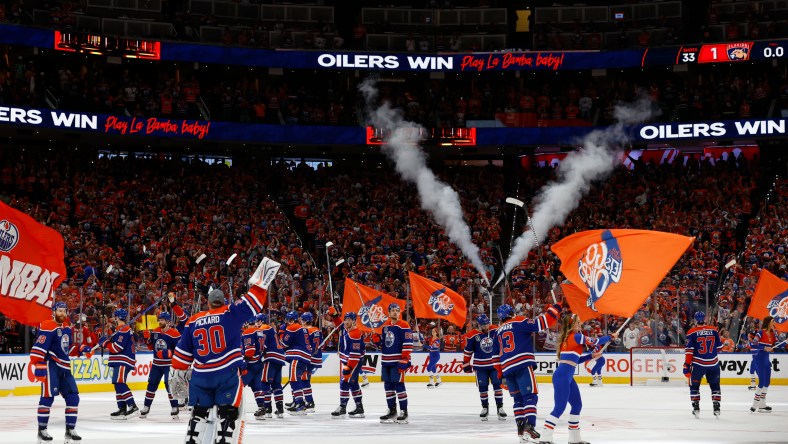 NHL: Stanley Cup Final-Florida Panthers at Edmonton Oilers